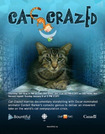 Cat Crazed Poster Small