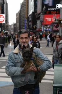 Trainer Bill Berloni & Nigel-Photo Steve Rendall