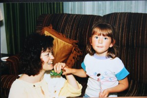 Mum and Erin 1987